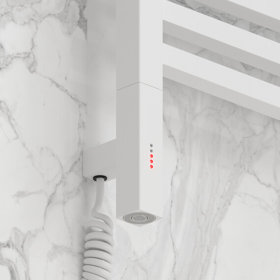 Полотенцесушитель электрический Сунержа Модус 3.1 П20 400x1320 мм 30-5900-1240 L, белый матовый - фото 3