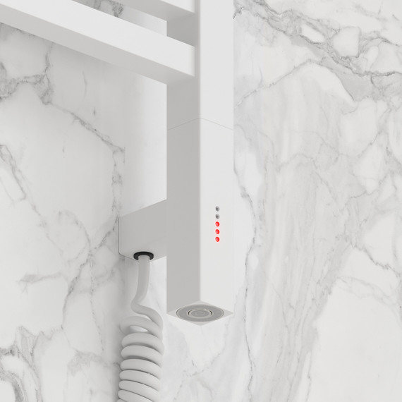 Полотенцесушитель электрический Сунержа Модус 3.1 П16 500x1120 мм 30-5901-1050 R, белый матовый - фото 3