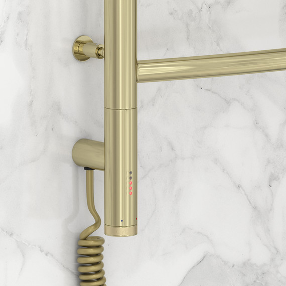 Полотенцесушитель электрический Сунержа Галант 3.0 П5 400x720 мм 020-5800-6040 L, шампань - фото 3