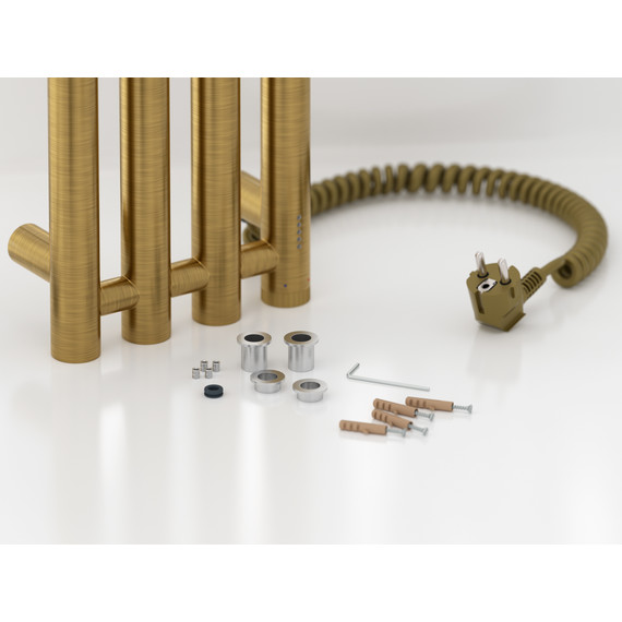 Полотенцесушитель электрический Сунержа Кантата 4.0 П4 150x1500 мм 051-0885-1559 R, состаренная латунь - фото 4