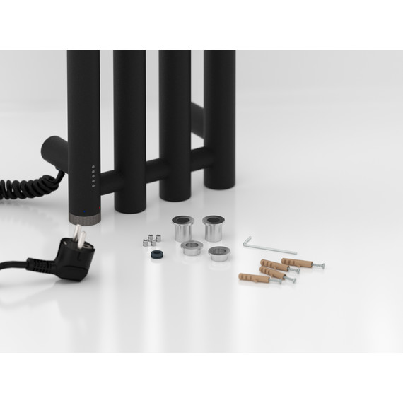 Полотенцесушитель электрический Сунержа Кантата 4.0 П4 150x1500 мм 15-0886-1559 L, тёмный титан муар - фото 4