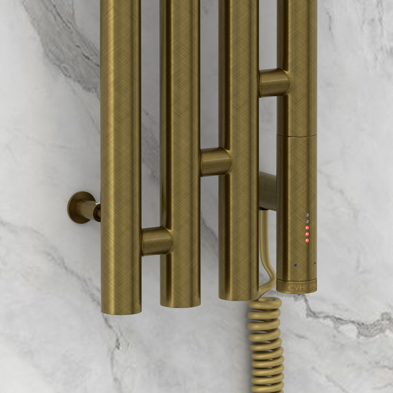 Полотенцесушитель электрический Сунержа Кантата 3.0 П4 150x1500 мм 05-5847-1516 R, состаренная бронза - фото 3