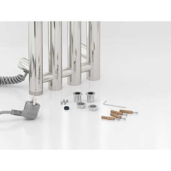 Полотенцесушитель электрический Сунержа Кантата 4.0 П4 150x1200 мм 00-0886-1259 L, хром - фото 4