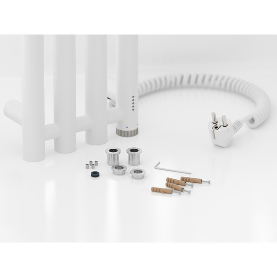 Полотенцесушитель электрический Сунержа Кантата 4.0 П4 150x1500 мм 30-0885-1559 R, белый матовый - фото 4