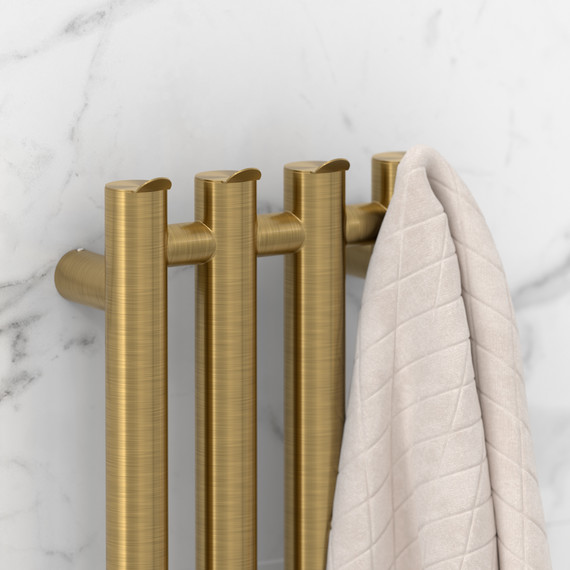 Полотенцесушитель электрический Сунержа Кантата 4.0 П4 150x1200 мм 051-0885-1259 R, состаренная латунь - фото 3