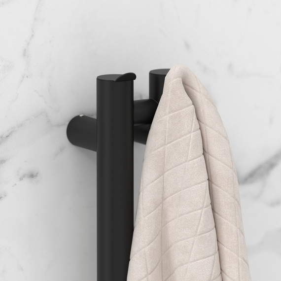 Полотенцесушитель электрический Сунержа Нюанс 4.0 П2 50x1200 мм 31-0881-1253 R, чёрный матовый - фото 3