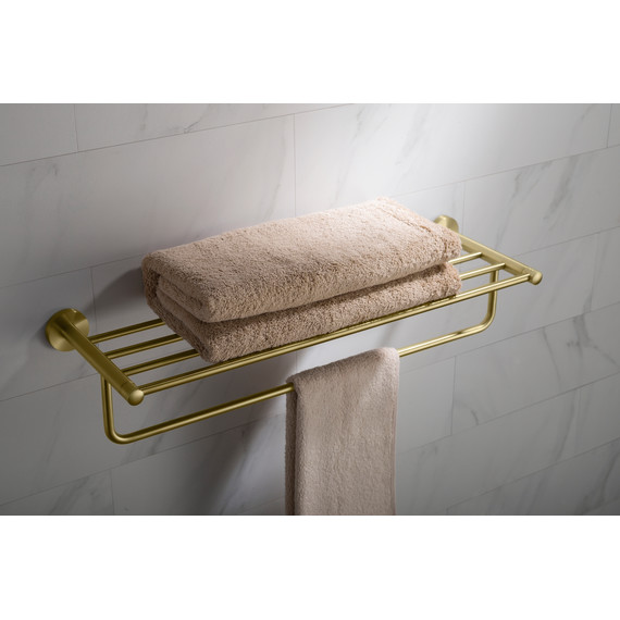 Полка для полотенец Timo Saona 13058/17, цвет золото матовое - фото 2