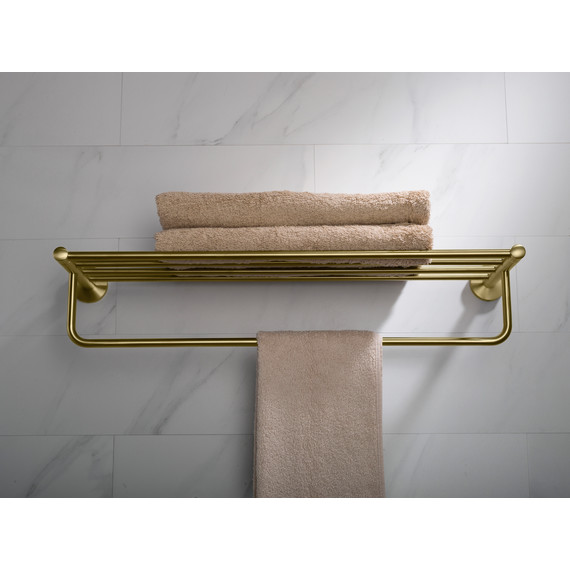 Полка для полотенец Timo Saona 13058/17, цвет золото матовое - фото 4