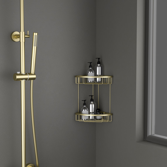 Полочка Timo Saona 13082/17, цвет золото матовое - фото 2