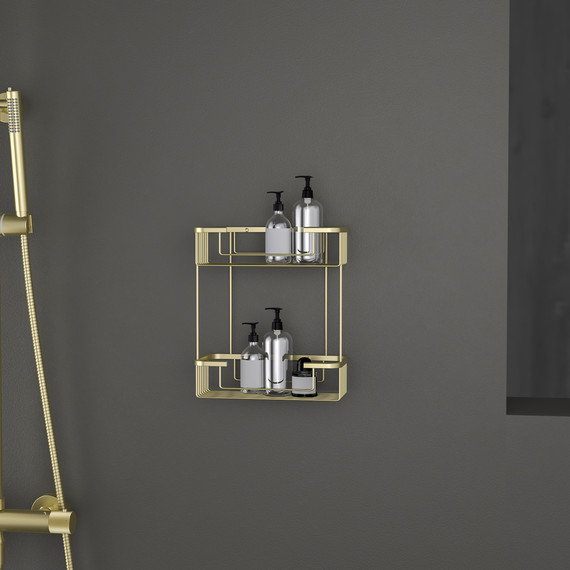 Полочка Timo Saona 13083/17, цвет золото матовое - фото 5