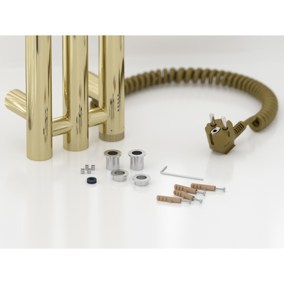 Полотенцесушитель электрический Сунержа Терция 4.0 П3 100x1200 мм 020-0883-1206 R, шампань - фото 4