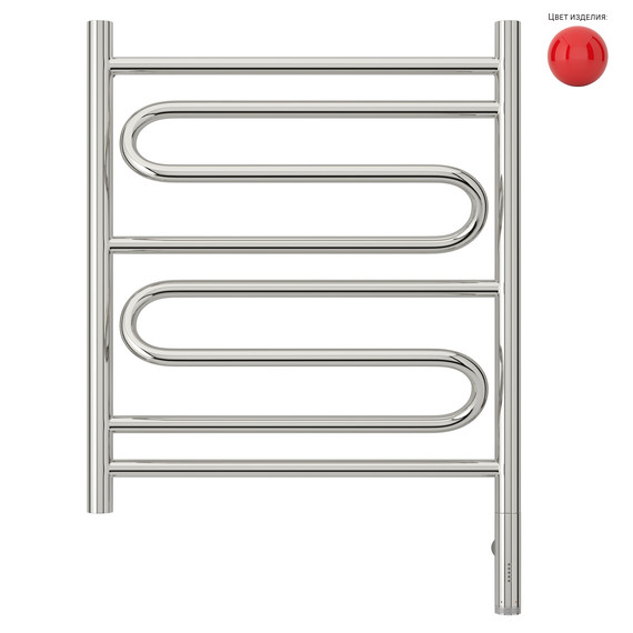 Полотенцесушитель электрический Сунержа Элегия 3.0 П8 500x720 мм 3020-5819-6050 R, транспортный красный - фото 2