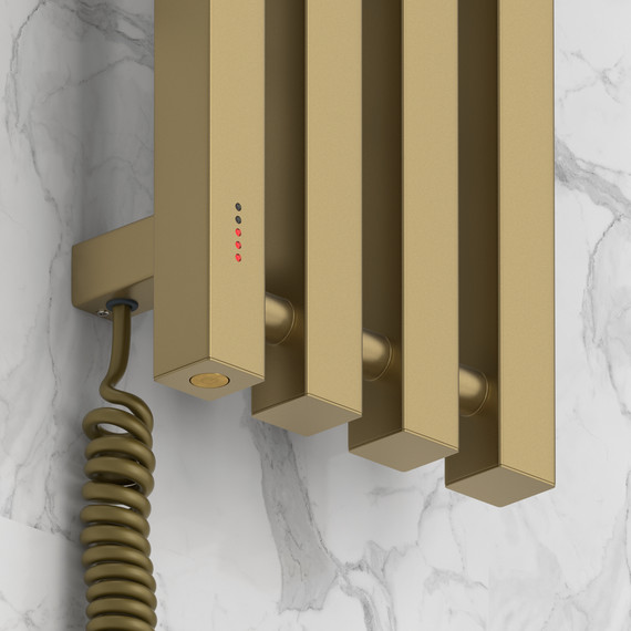 Полотенцесушитель электрический Сунержа Сатерленд 4.0 П4 150x1200 мм 32-0854-1215 L, золотой шёлк - фото 3