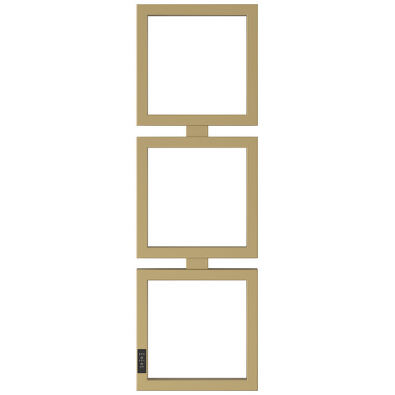 Полотенцесушитель электрический Сунержа Этюд П6 300x1050 мм 32-0844-1030 L, золотой шёлк - фото 2