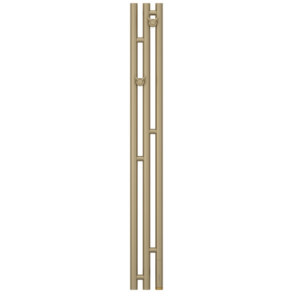 Полотенцесушитель электрический Сунержа Терция 3.0 П3 100x1200 мм 032-5845-1211 R, золото матовое - фото 2