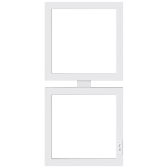 Полотенцесушитель электрический Сунержа Этюд П4 300x690 мм 30-0845-6030 R, белый матовый - фото 2