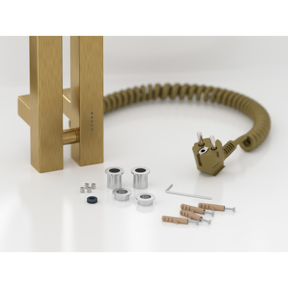 Полотенцесушитель электрический Сунержа Фьорд 4.0 П2 50x1200 мм 051-0855-1250 R, состаренная латунь - фото 4