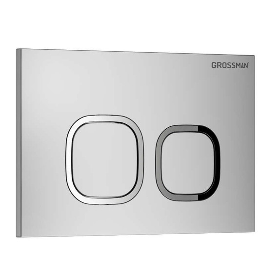 Кнопка смыва Grossman Cosmo 700.K31.02.110.110, хром матовый - фото 2