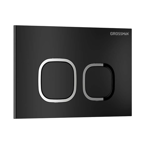 Кнопка смыва Grossman Cosmo 700.K31.02.210.210, чёрный матовый - фото 2