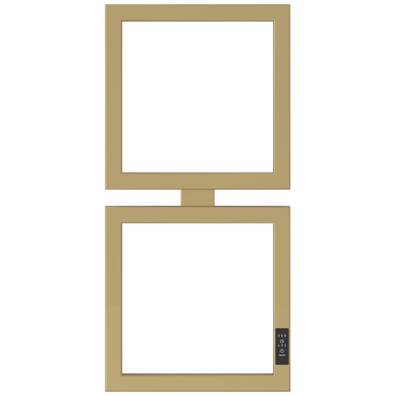 Полотенцесушитель электрический Сунержа Этюд П4 300x690 мм 32-0845-6030 R, золотой шёлк - фото 2