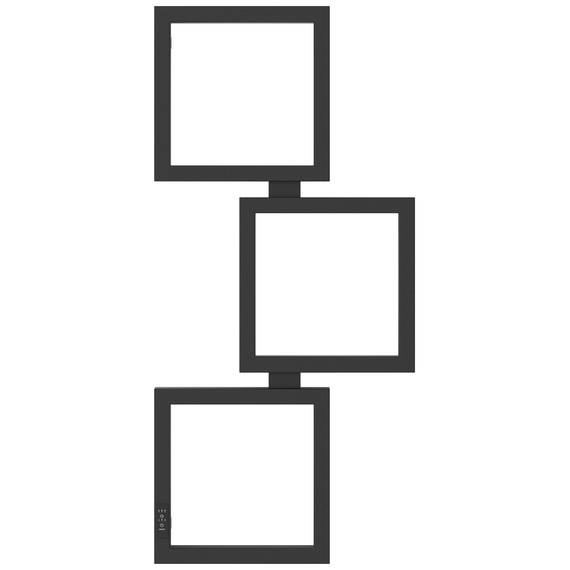 Полотенцесушитель электрический Сунержа Этюд П6 300x1050 мм 15-0846-1050 L, тёмный титан муар - фото 2