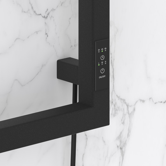 Полотенцесушитель электрический Сунержа Этюд П4 300x690 мм 15-0845-6030 R, тёмный титан муар - фото 3