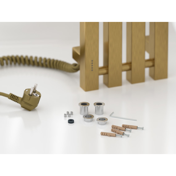 Полотенцесушитель электрический Сунержа Сатерленд 4.0 П4 150x1200 мм 051-0854-1215 L, состаренная латунь - фото 4