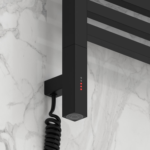 Полотенцесушитель электрический Сунержа Модус 3.1 П12 400x720 мм 31-5900-6040 L, чёрный матовый - фото 3