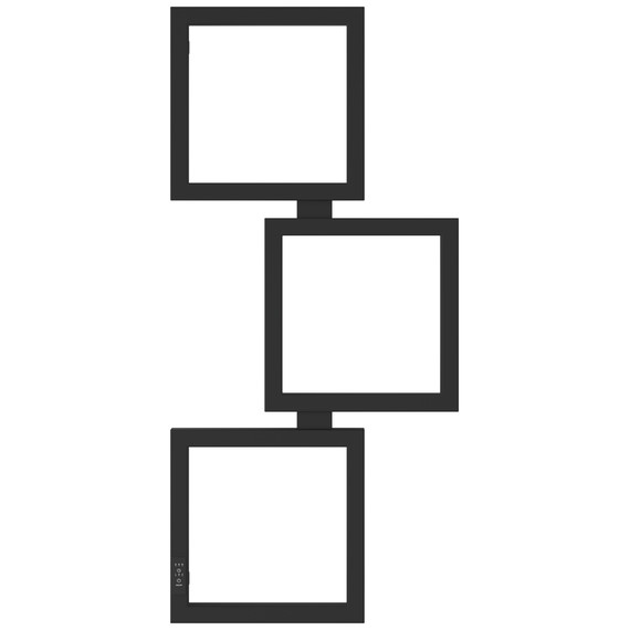 Полотенцесушитель электрический Сунержа Этюд П6 300x1050 мм 31-0846-1050 L, чёрный матовый - фото 2