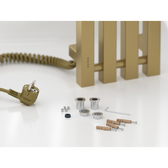 Полотенцесушитель электрический Сунержа Сатерленд 4.0 П4 150x1200 мм 32-0854-1215 L, золотой шёлк - фото 4