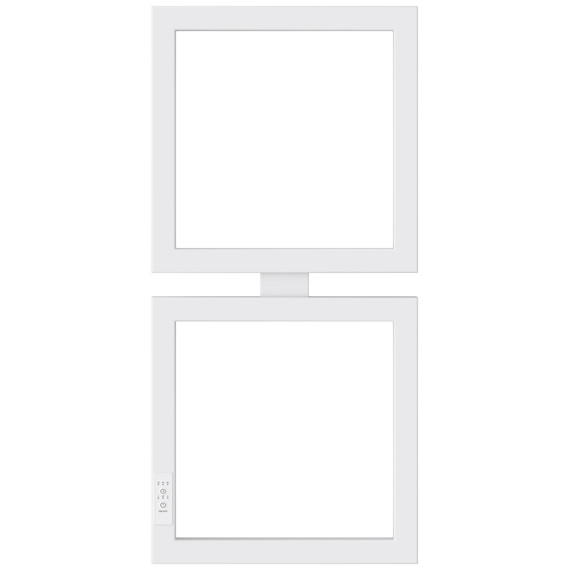 Полотенцесушитель электрический Сунержа Этюд П4 300x690 мм 30-0844-6030 L, белый матовый - фото 2