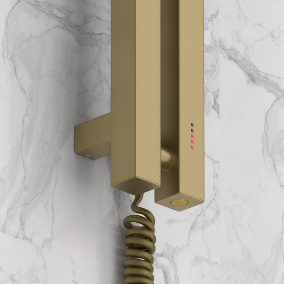 Полотенцесушитель электрический Сунержа Фьорд 4.0 П2 50x1200 мм 32-0855-1250 R, золотой шёлк - фото 3