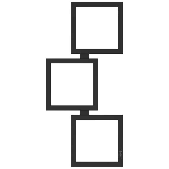 Полотенцесушитель электрический Сунержа Этюд П6 300x1050 мм 31-0847-1050 R, чёрный матовый - фото 2