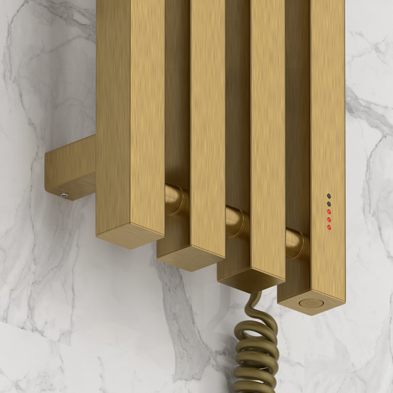 Полотенцесушитель электрический Сунержа Сатерленд 4.0 П4 150x1200 мм 051-0853-1215 R, состаренная латунь - фото 3