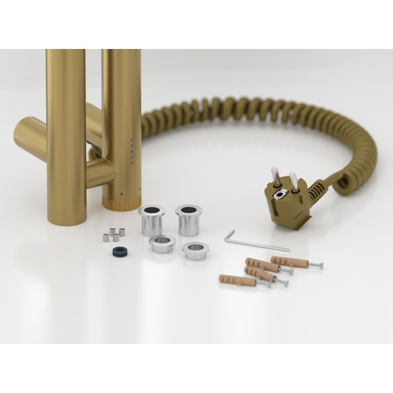 Полотенцесушитель электрический Сунержа Нюанс 4.0 П2 50x1200 мм 32-0881-1253 R, золотой шёлк - фото 4