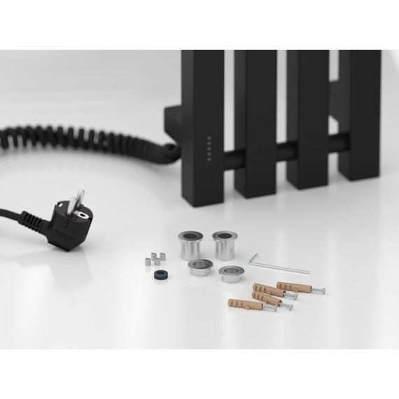 Полотенцесушитель электрический Сунержа Сатерленд 4.0 П4 150x1200 мм 31-0854-1215 L, чёрный матовый - фото 4