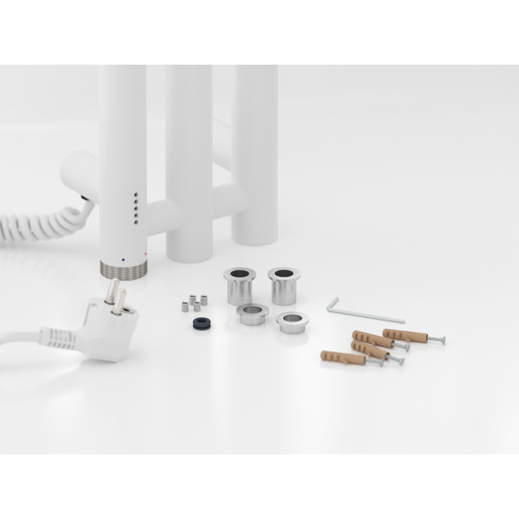 Полотенцесушитель электрический Сунержа Терция 4.0 П3 100x1500 мм 30-0884-1506 L, белый матовый - фото 4