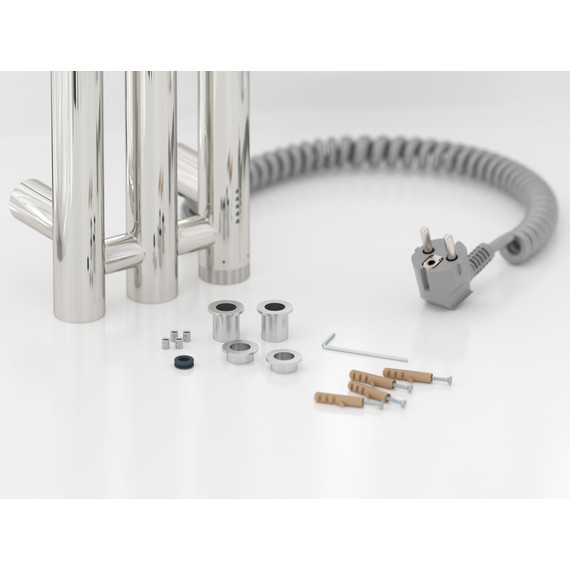 Полотенцесушитель электрический Сунержа Терция 4.0 П3 100x1200 мм 00-0883-1206 R, хром - фото 4