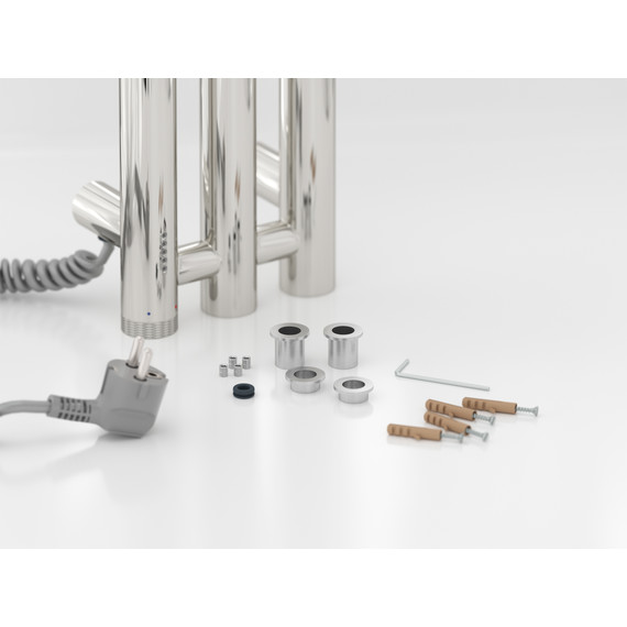 Полотенцесушитель электрический Сунержа Терция 4.0 П3 100x1200 мм 00-0884-1206 L, хром - фото 4