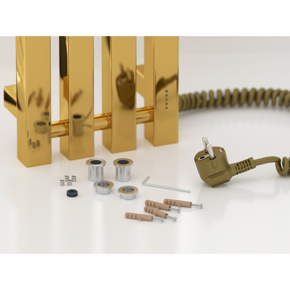 Полотенцесушитель электрический Сунержа Сатерленд 4.0 П4 150x1200 мм 03-0853-1215 R, золото - фото 4