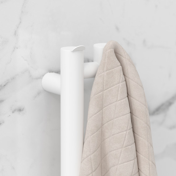 Полотенцесушитель электрический Сунержа Нюанс 4.0 П2 50x1200 мм 30-0881-1253 R, белый матовый - фото 3