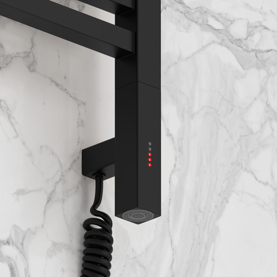 Полотенцесушитель электрический Сунержа Модус 3.1 П15 500x920 мм 31-5901-8050 R, чёрный матовый - фото 3