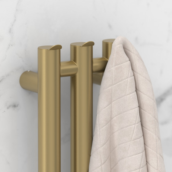 Полотенцесушитель электрический Сунержа Терция 4.0 П3 100x1200 мм 32-0883-1206 R, золотой шёлк - фото 3