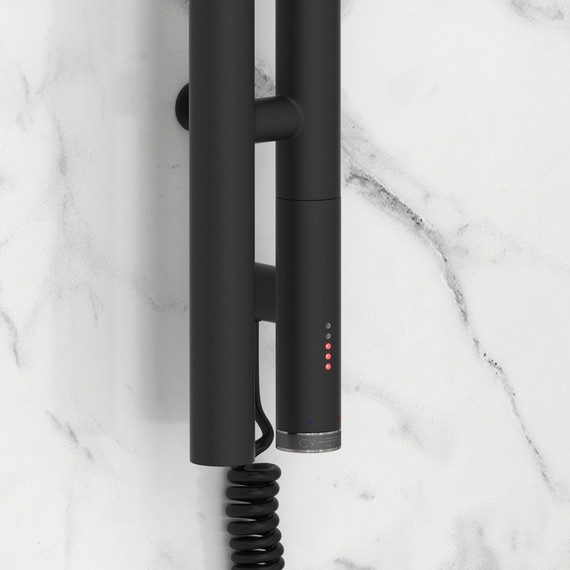 Полотенцесушитель электрический Сунержа Нюанс 3.0 П2 100x1800 мм 15-5843-1853 R, тёмный титан муар - фото 3