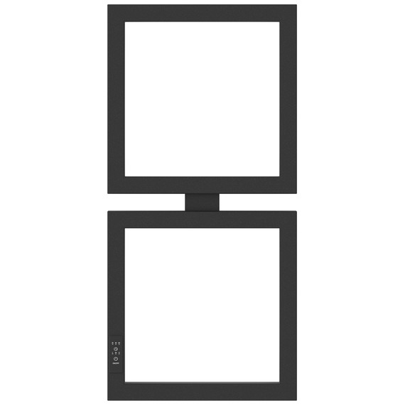 Полотенцесушитель электрический Сунержа Этюд П4 300x690 мм 15-0844-6030 L, тёмный титан муар - фото 2