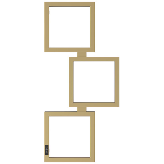 Полотенцесушитель электрический Сунержа Этюд П6 300x1050 мм 32-0846-1050 L, золотой шёлк - фото 2