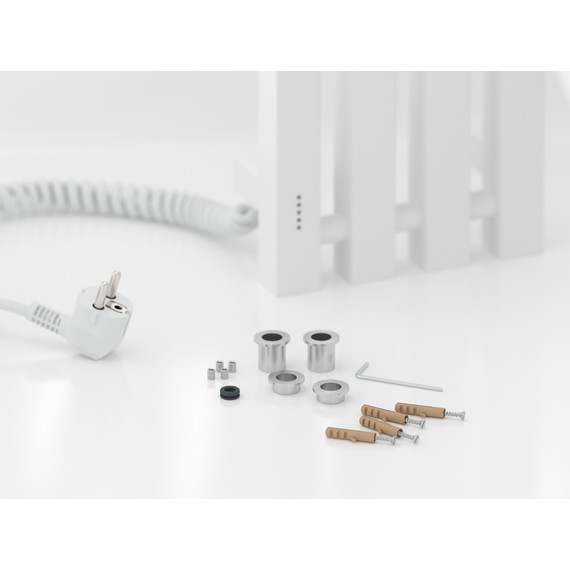 Полотенцесушитель электрический Сунержа Сатерленд 4.0 П4 150x1200 мм 30-0854-1215 L, белый матовый - фото 4