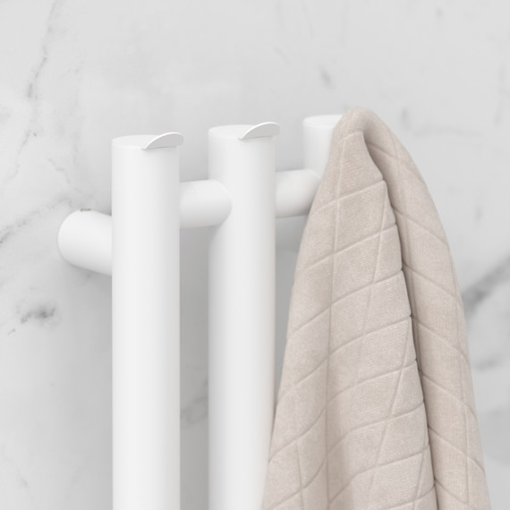 Полотенцесушитель электрический Сунержа Терция 4.0 П3 100x1500 мм 30-0884-1506 L, белый матовый - фото 3