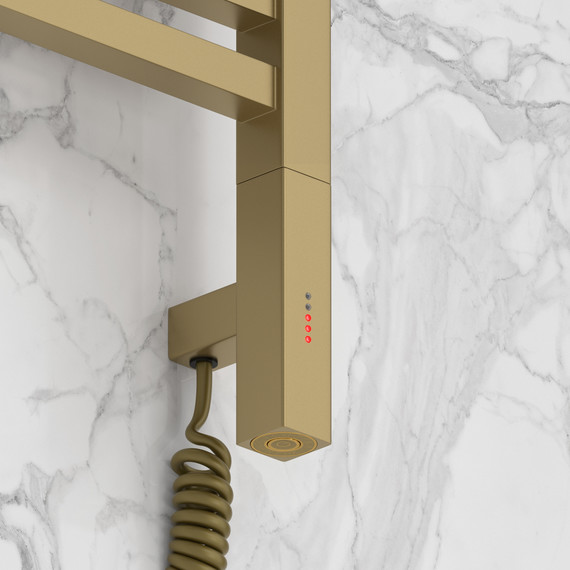 Полотенцесушитель электрический Сунержа Модус 3.1 П20 500x1320 мм 32-5901-1250 R, золотой шёлк - фото 3