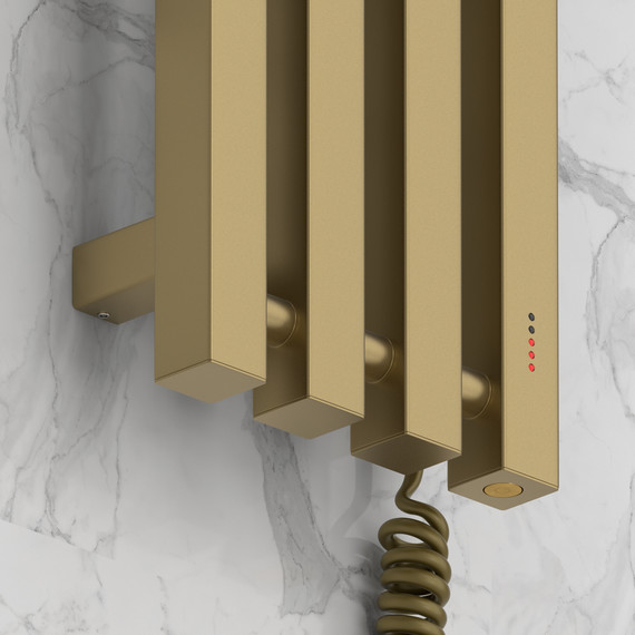 Полотенцесушитель электрический Сунержа Сатерленд 4.0 П4 150x1200 мм 32-0853-1215 R, золотой шёлк - фото 3